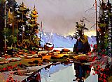 Michael O'Toole The Bonilla Approach, Westcoast Trail painting